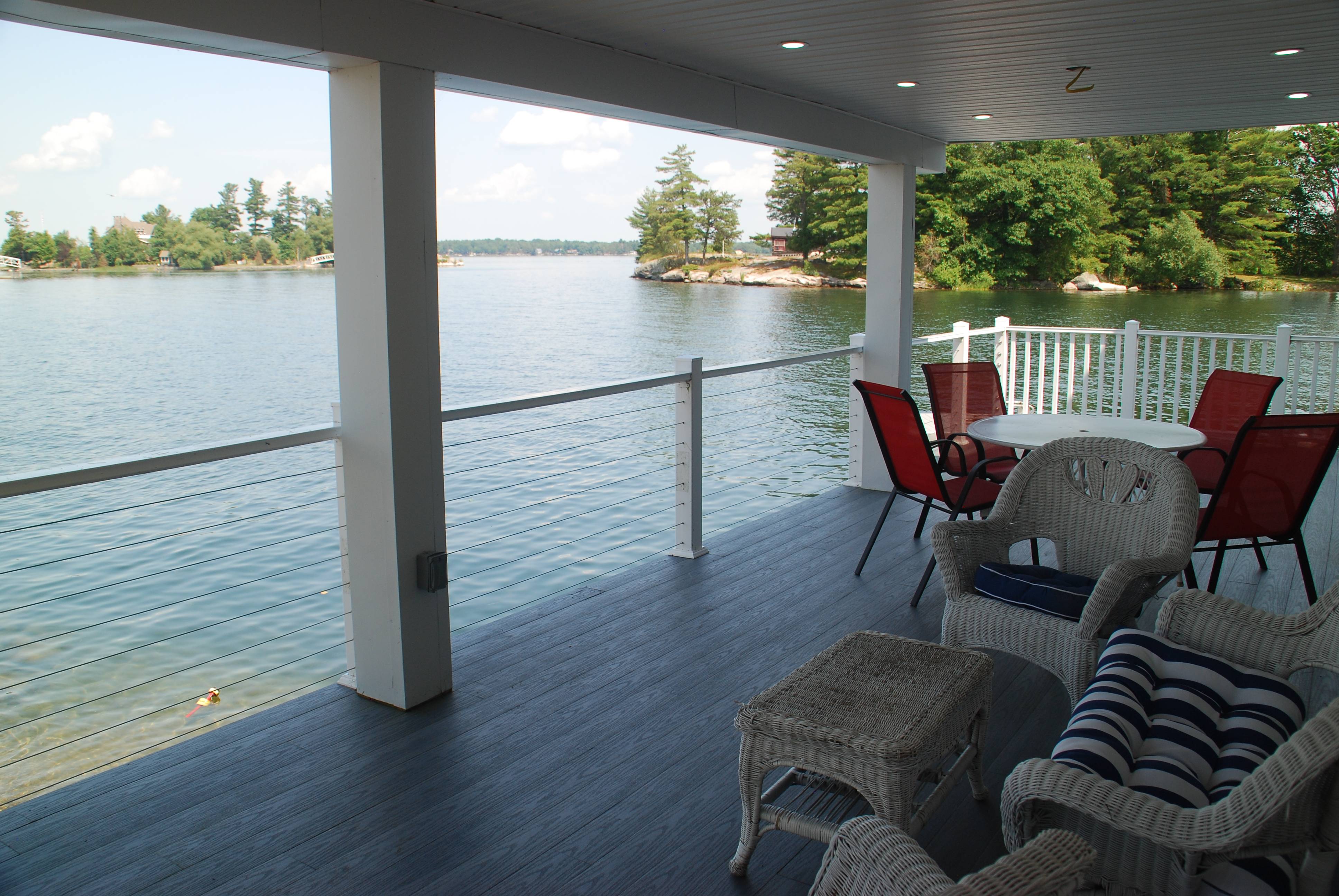 Lower deck looking at Goose Bay